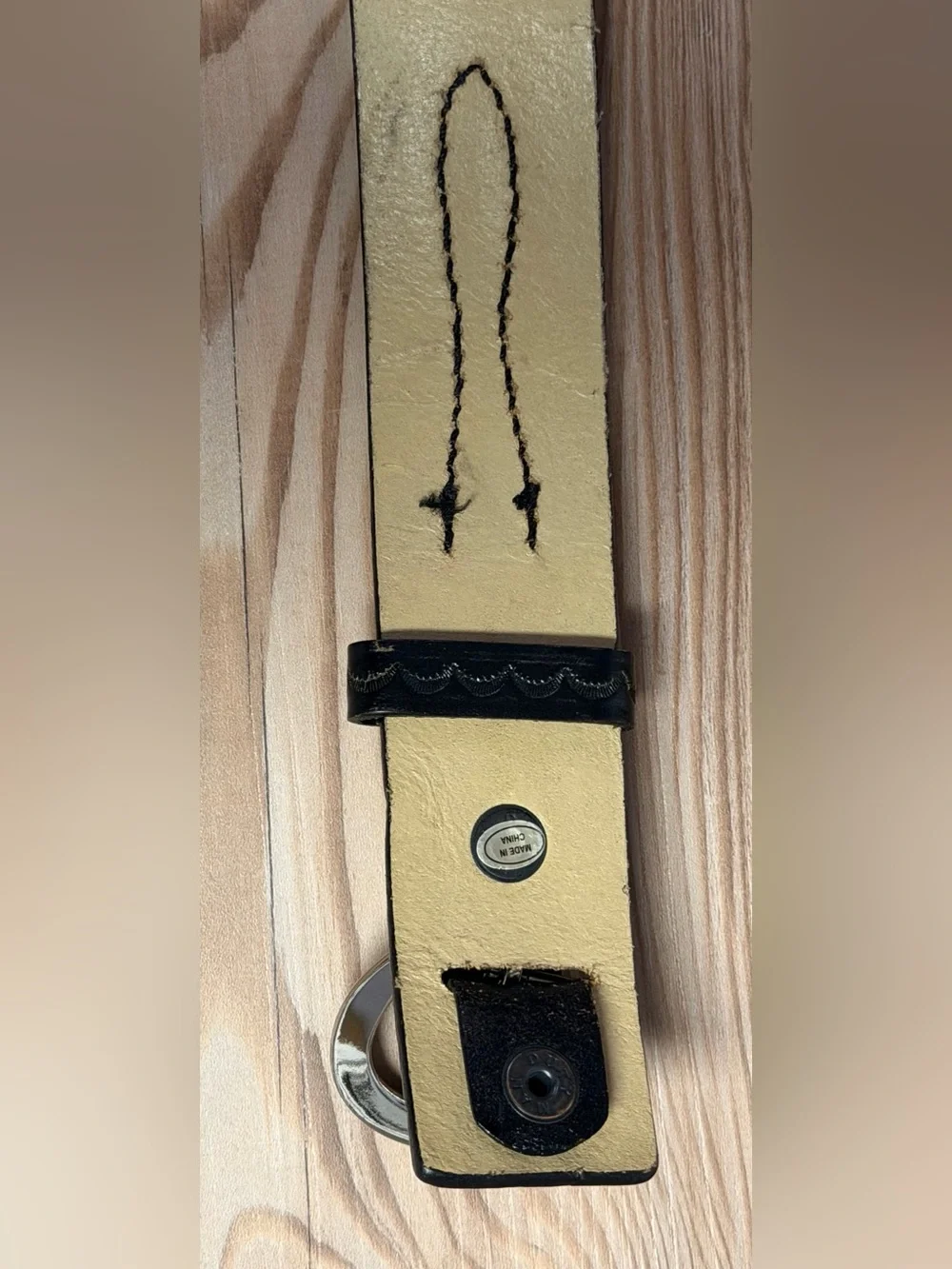 Dutyman 1721 Basketweave Leather Ranger Belt Size 40 Black Duty Police